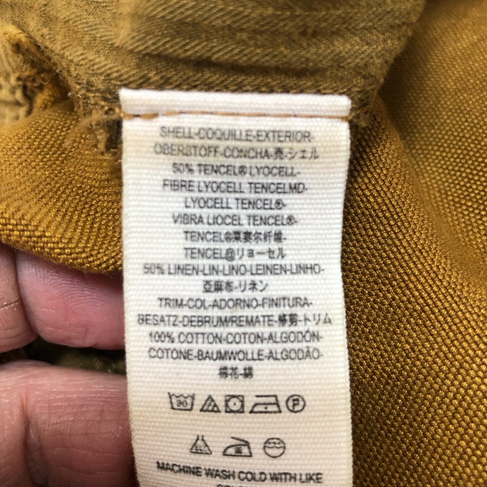 Free People Mustard Brown High-Waist Pants - Picture 8 of 8
